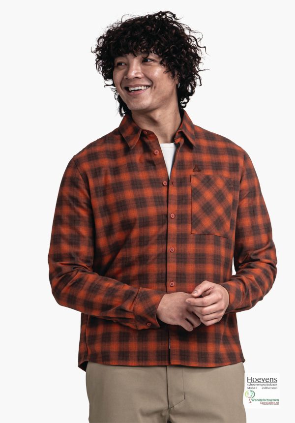 Schoffel 24222-00-25357 5590 rood grijs ruit