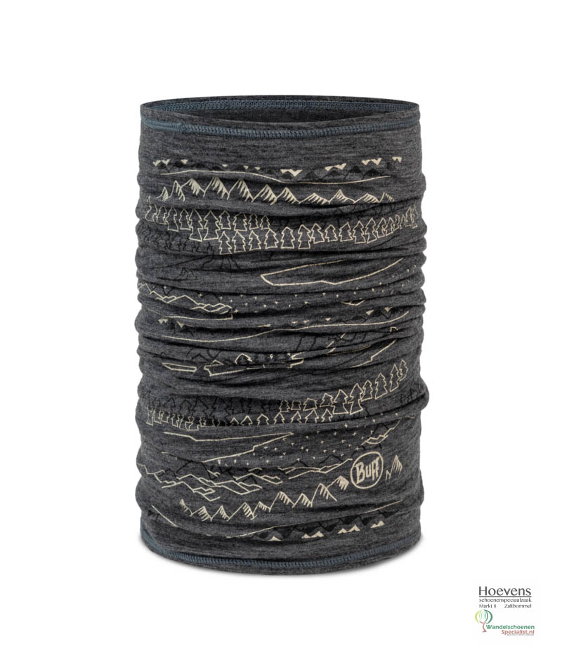 Buff Merino Lightweight Prints Eirik Grey