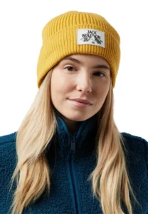 Jack Wolfskin Jack Wolfskin badge beanie a61610 m004 mustard