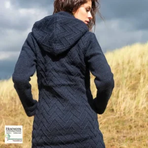 Pure Wool Pure Wool Damesvest Sharon WJK 1709 Navy