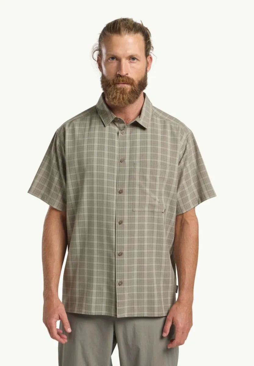 Jack Wolfskin Jack Wolfskin Meseta Shirt M 63380 Check Stone