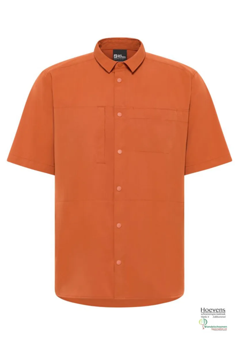 jack-wolfskin-63879-burnt-orange-2 Jack Wolfskin Jack Wolfskin Sierra Canyon SS Shirt 63879 Burnt Orange
