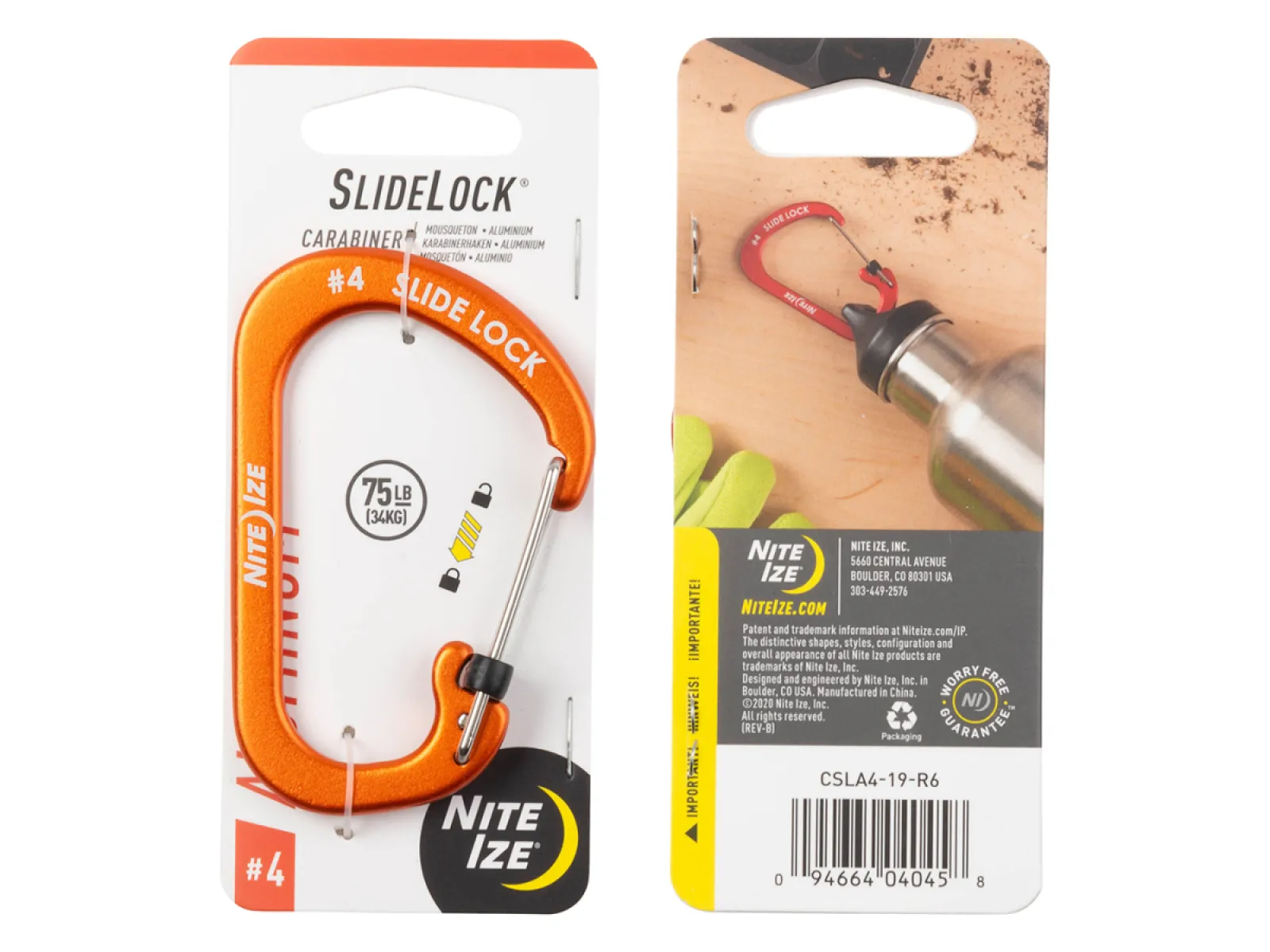 Nite Ize Nite Ize Slide Lock #4 carabanier CSLA4 19 R6