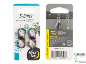Nite Ize Nite Ize Ize S-biner microlock 2ST LSBM-01-2R3