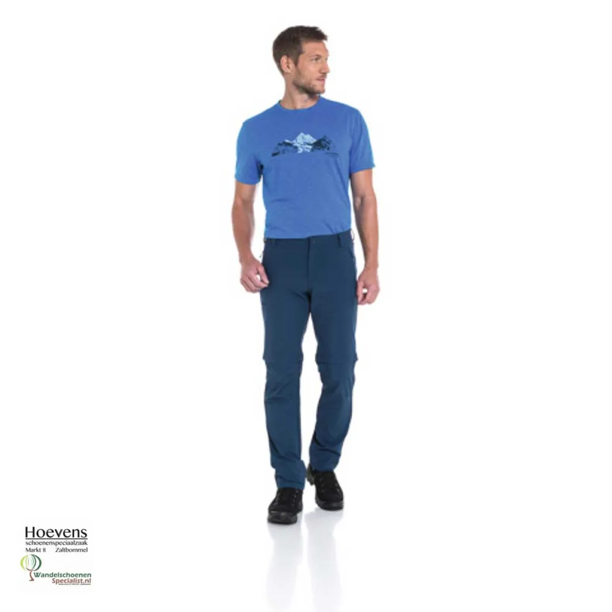 Schoffel Schoffel Pants Folkstone Zip Off Men 22595 8180 Blauw