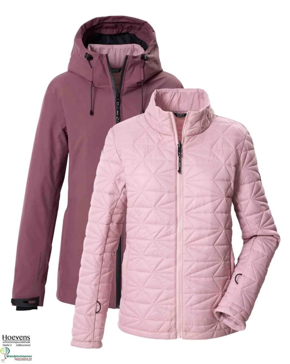 killtec-44467-00866-dunkel-mauve-1 Killtec Killtec KOW 20 WMN JCKT 44467 00866 dunkel mauve