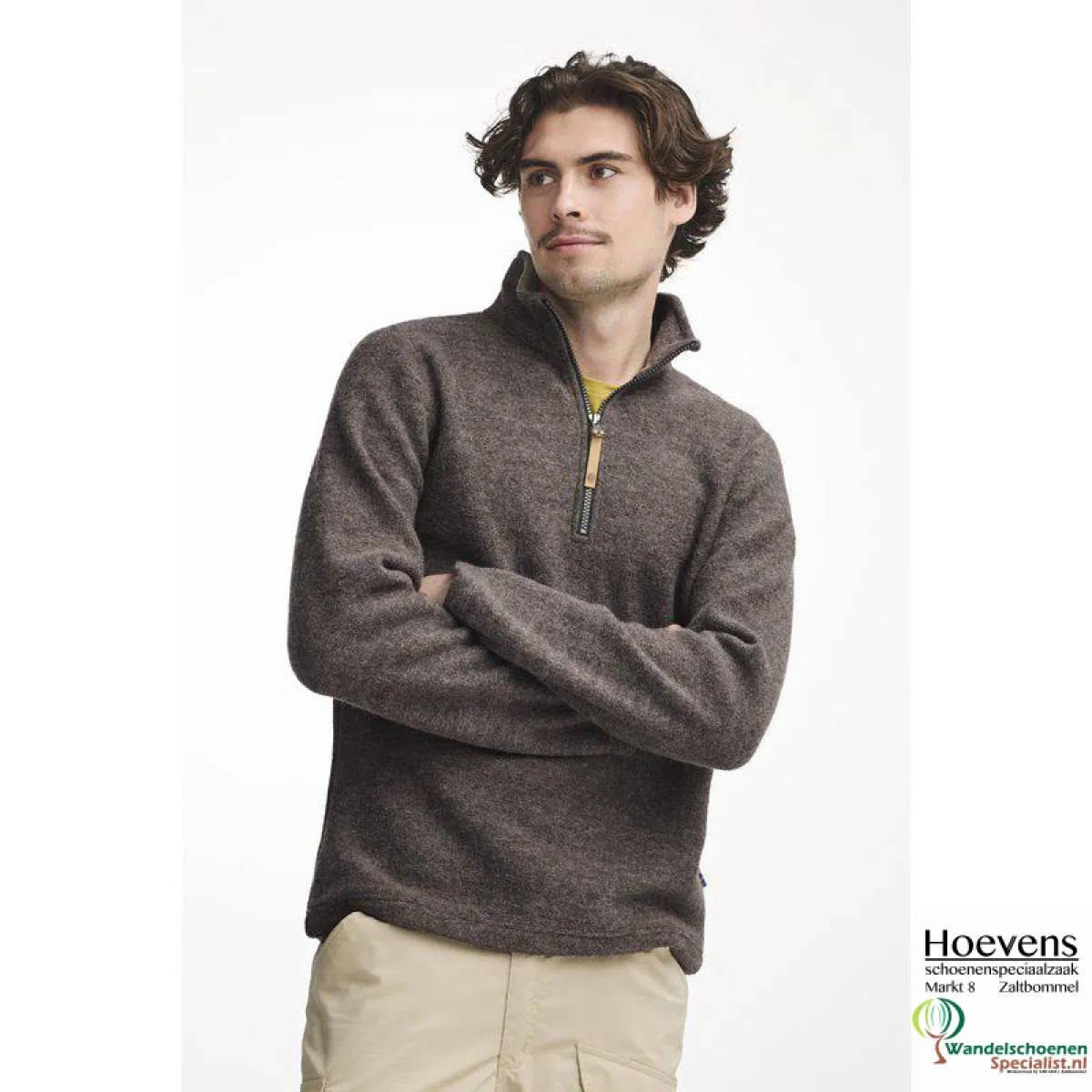 ivanhoe-2100503-094-nutmeg-1 Ivanhoe Ivanhoe Brodal Half Zip 2100503 094 Nutmeg