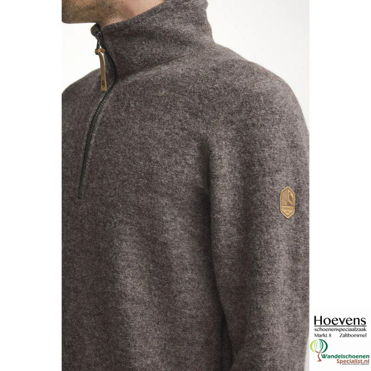 ivanhoe-2100503-094-nutmeg-3 Ivanhoe Ivanhoe Brodal Half Zip 2100503 094 Nutmeg