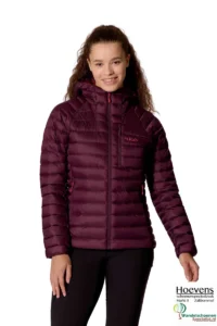 RAB RAB Microlight Alpine Hoody Wmns QDB­93 MUL Mulberry